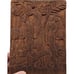 Unique Vintage Mid Century Hand Carved Wooden ADAM & EVE Before & After BOOKENDS