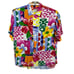 Vintage Jams World Hibiscus Mixed Pattern Shirt Floral Men's Size L