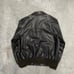 Van Heusen Studios Leather Bomber Zip Up Jacket