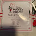 New Disney Mickey & Minnie Mouse Valentine Tablecloth and Table Runner