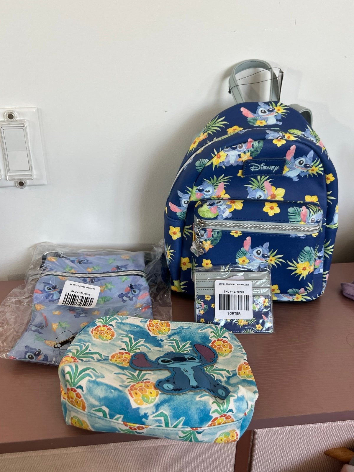 Disney Loungefly Stitch Backpack and bags set