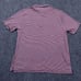 Faherty Polo Shirt Mens XXL Navy Pink Feeder Striped Short Sleeve Collared NWT