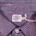 Faherty Polo Shirt Mens XXL Navy Pink Feeder Striped Short Sleeve Collared NWT