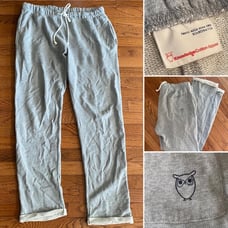 Knowledge Cotton Apparel 120 Organic Gray Relaxed Jogger Sweatpants LG EUC