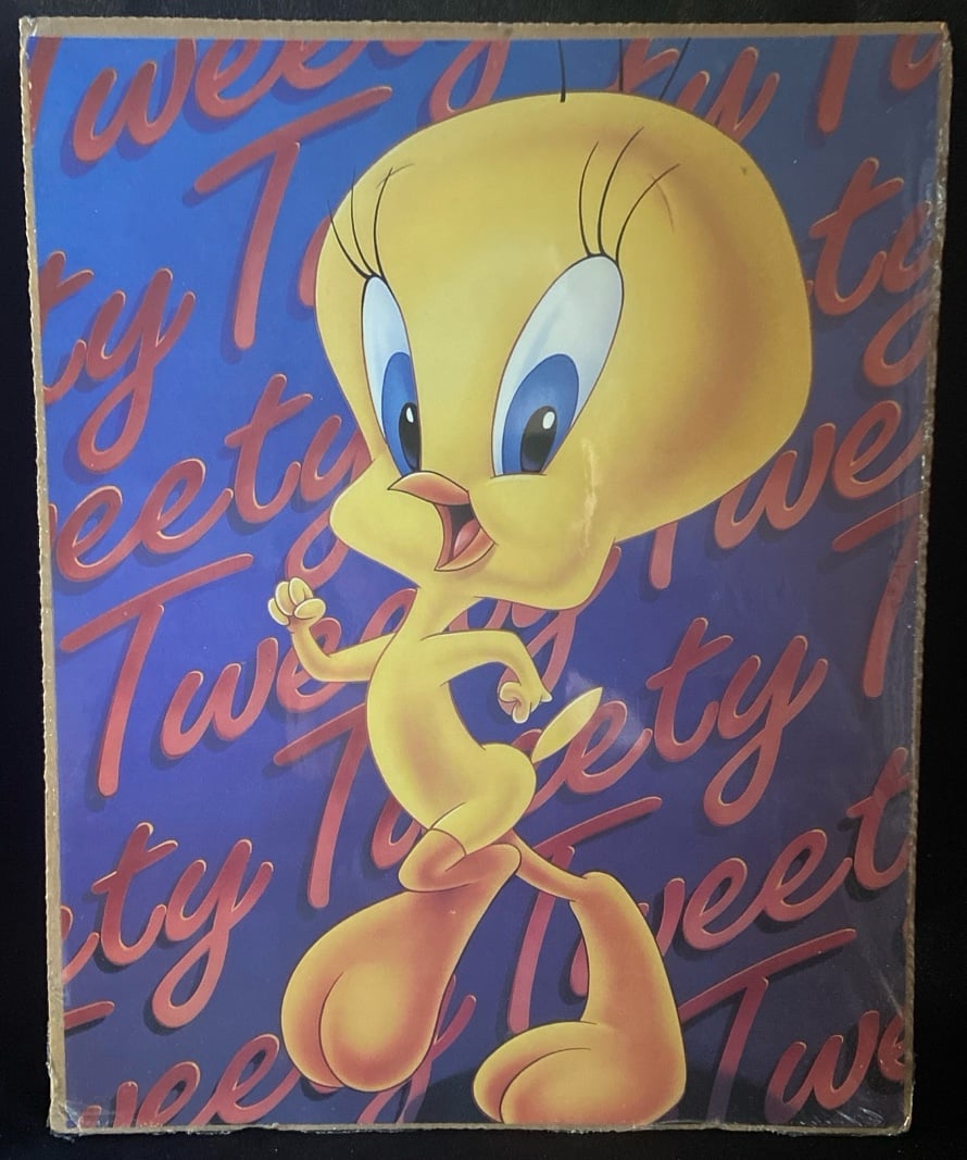 Vintage 1998 Looney Tunes Tweety Bird Sealed 8” x 10” Print
