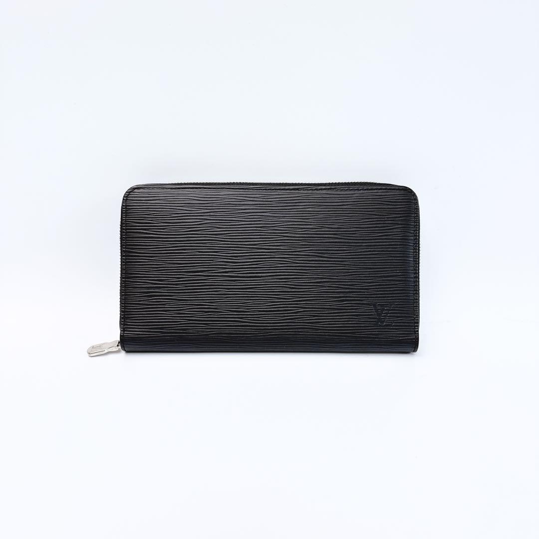 Louis Vuitton Zippy Organizer NM Men's Long Wallet Black M62643