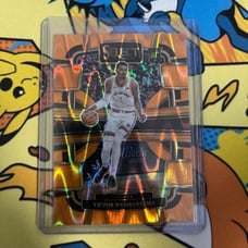 Victor Wembanyama Orange Flash Panini Select 2023-24