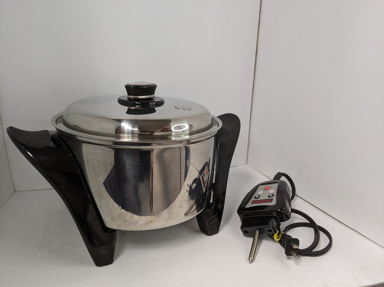 Saladmaster 316Ti Titanium Multi-Pot 5 Qt Electric Fryer Roaster Cooker SA005OCU