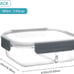 Meal Prep Containers 2 Compartments 2zaq3