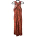 EVA FRANCO Faith Sleeveless Jumpsuit Rust Brown Sz 2