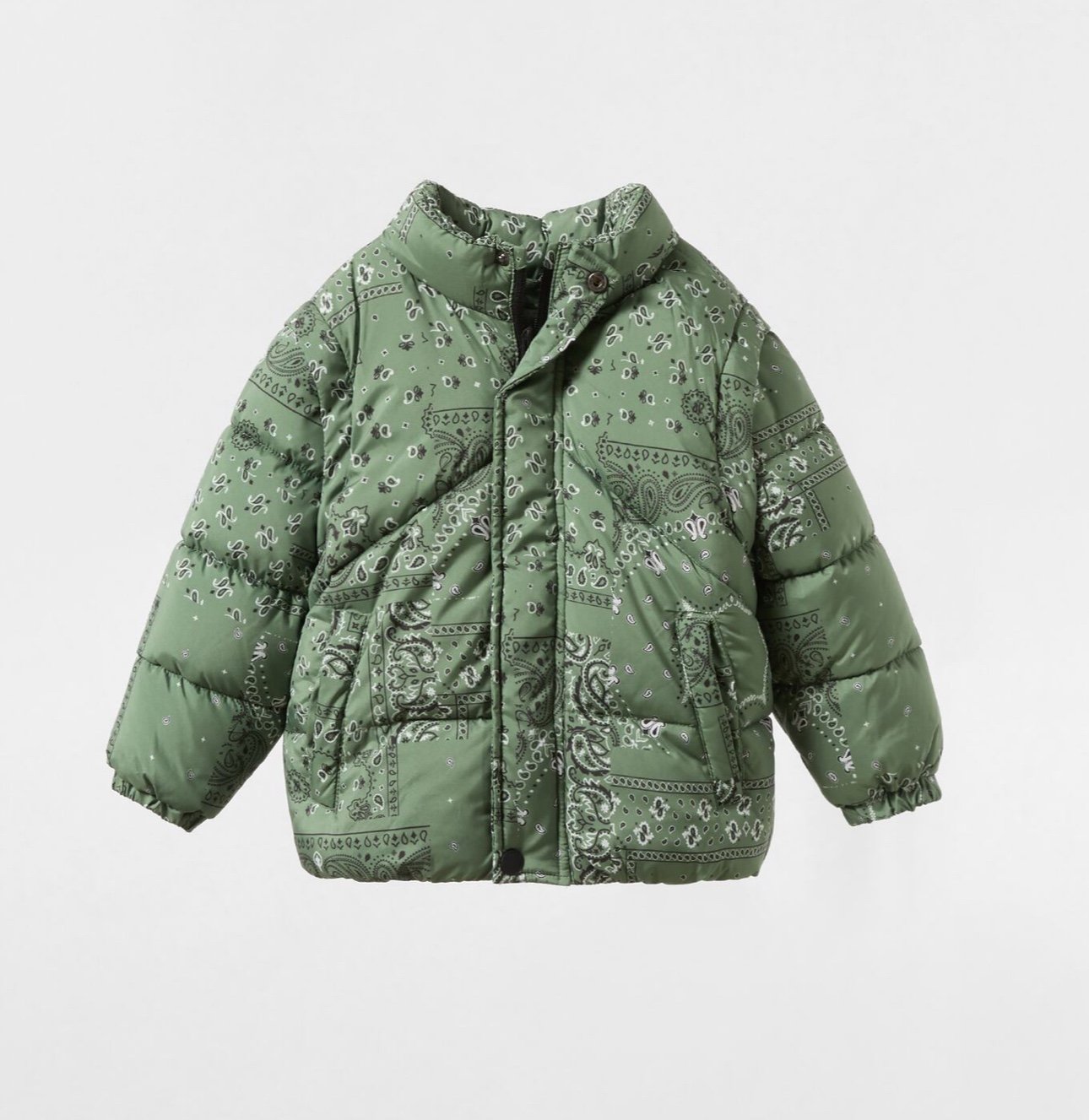 ZARA convertible bandana puffer