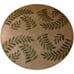 Fern Leaf Round Placemats x 4 PINO Fine Paper Creations Tropical Textured Beach.