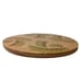 Fern Leaf Round Placemats x 4 PINO Fine Paper Creations Tropical Textured Beach.