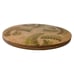Fern Leaf Round Placemats x 4 PINO Fine Paper Creations Tropical Textured Beach.