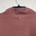 Billy Reid Mens XXL Quilted Quarter Zip Sweatshirt Brown Cotton Long Sleeves