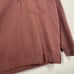 Billy Reid Mens XXL Quilted Quarter Zip Sweatshirt Brown Cotton Long Sleeves