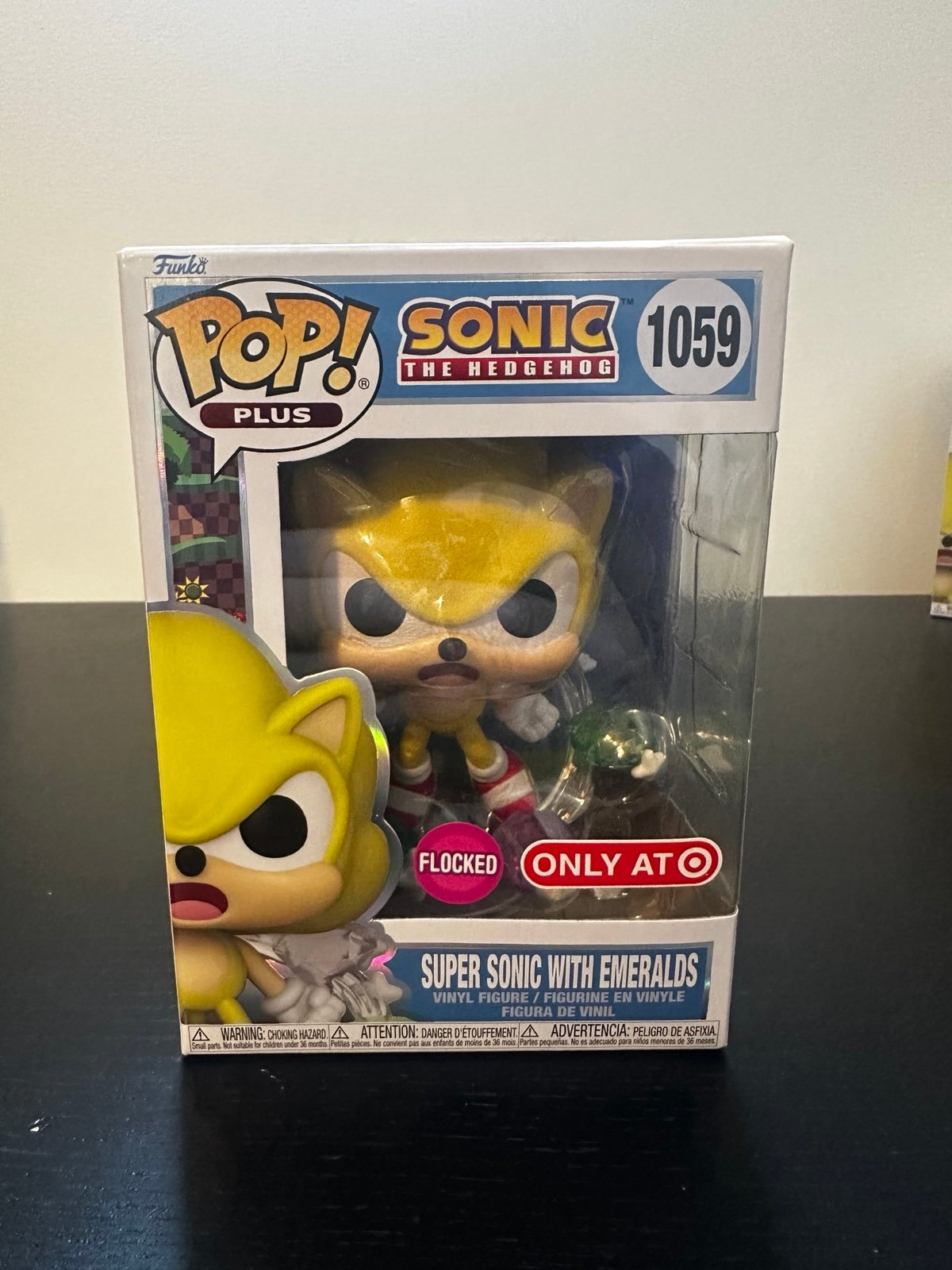 Super Sonic With Emeralds (Flocked) target