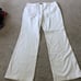 Nwot escsda wide leg flare ivory winter white jeans 40 (US 10)