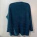 Barefoot Dreams Cozy Chic Boardwalk Teal Open Cardigan Texture Fringe Wrap XL