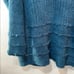 Barefoot Dreams Cozy Chic Boardwalk Teal Open Cardigan Texture Fringe Wrap XL