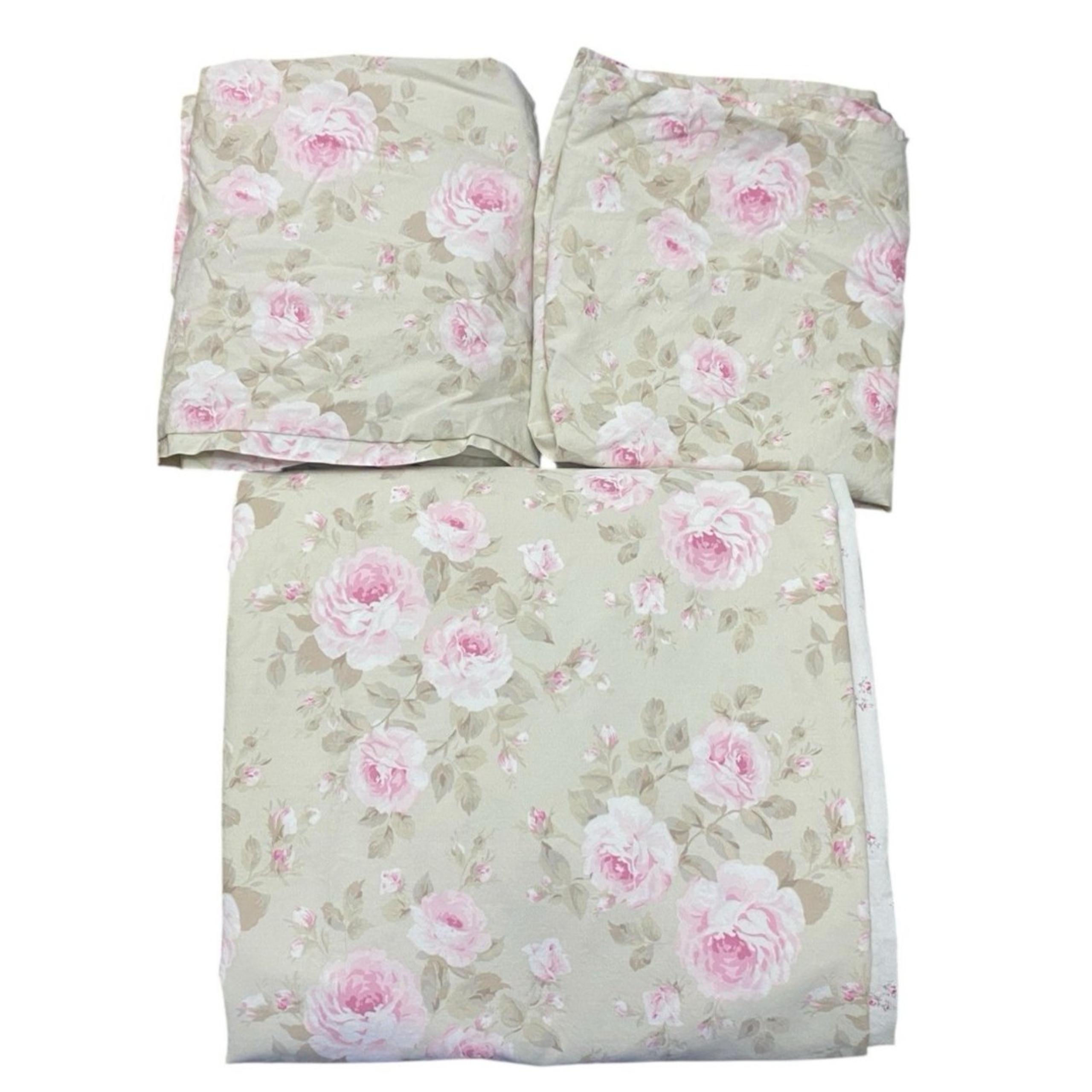 Rachel Ashwell Simply Shabby Chic Duchess Rose Duvet Cover Set King 3pc