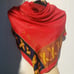 Paloma Picasso kisses silk scarf