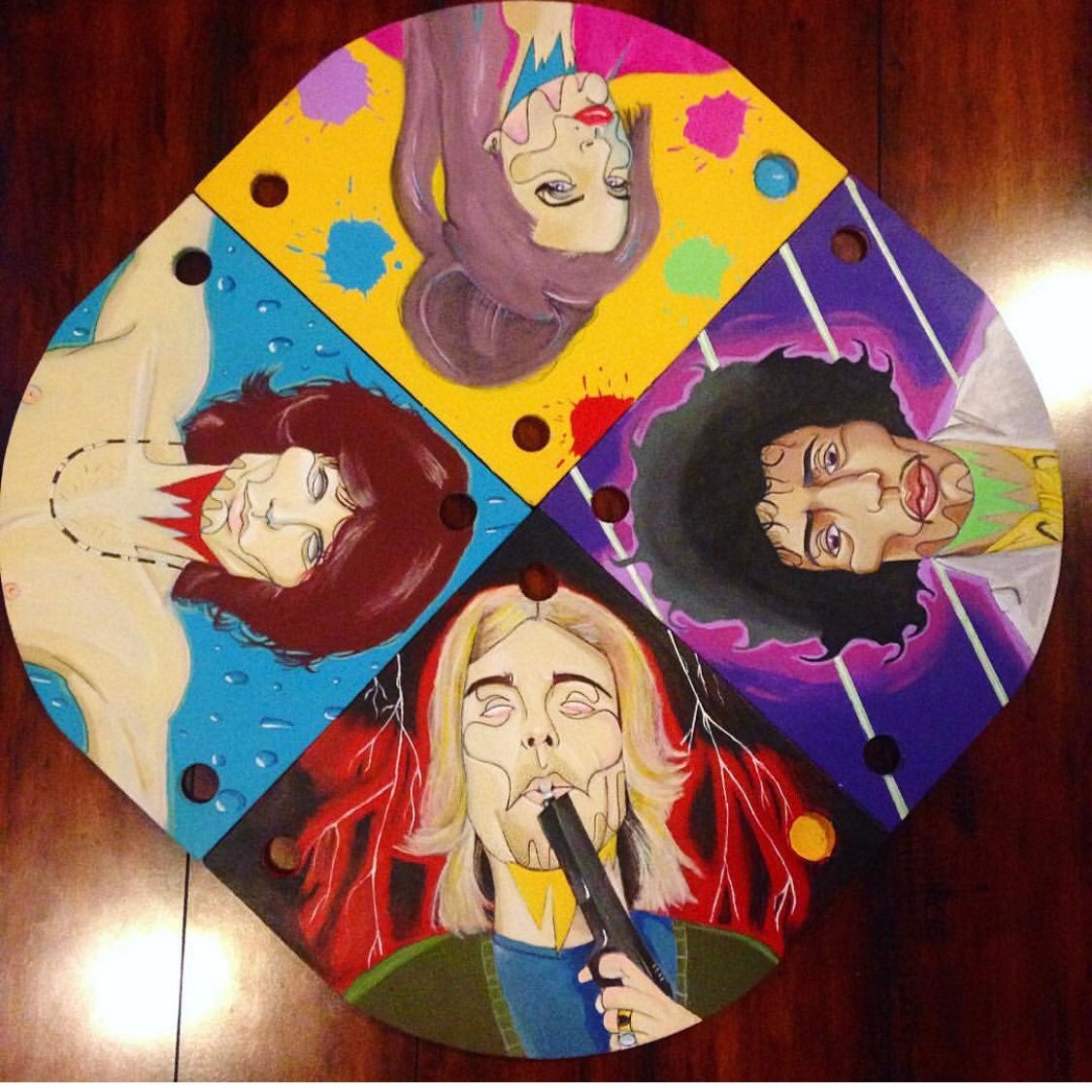 Pop Art Abstract 4 Set 27 Club Painting