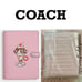 NEW Coach Leather Cherry Blossom Pink Ice Cream Graphic Notebook Journal Diary