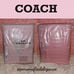 NEW Coach Leather Cherry Blossom Pink Ice Cream Graphic Notebook Journal Diary