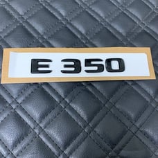 BRAND NEW 3D Adhesive E 350 Gloss Black Badge Emblem fits Mercedes Benz E350