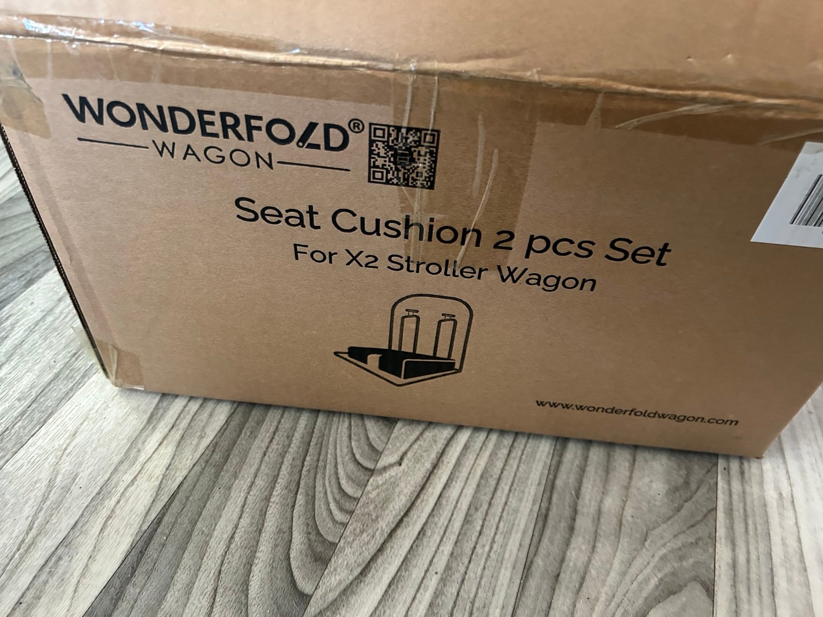 wonderfold x2 cushions and cargo net