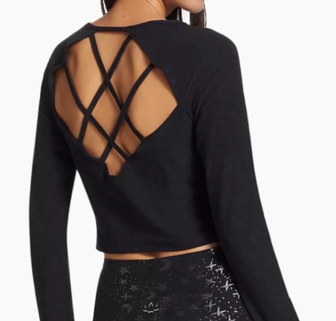 Beyond Yoga Spacedye Enlighten Cropped Pullover Long Sleeve