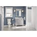 Glacier Bay 2-piece 1.1 GPF/1.6 GPF Dual Flush Round Toilet in White (Toil185)