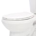 Glacier Bay 2-piece 1.1 GPF/1.6 GPF Dual Flush Round Toilet in White (Toil185)