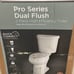 Glacier Bay 2-piece 1.1 GPF/1.6 GPF Dual Flush Round Toilet in White (Toil185)