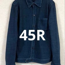45R Cotton 100% Coverall Logo Embroidered Sweatshirt Jacket in 2 Sizes