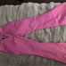Pink flare jeans