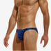 Mens Modus Vivendi Tiger Print Low Cut Brief in Blue - Small, NWT