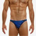 Mens Modus Vivendi Tiger Print Low Cut Brief in Blue - Small, NWT