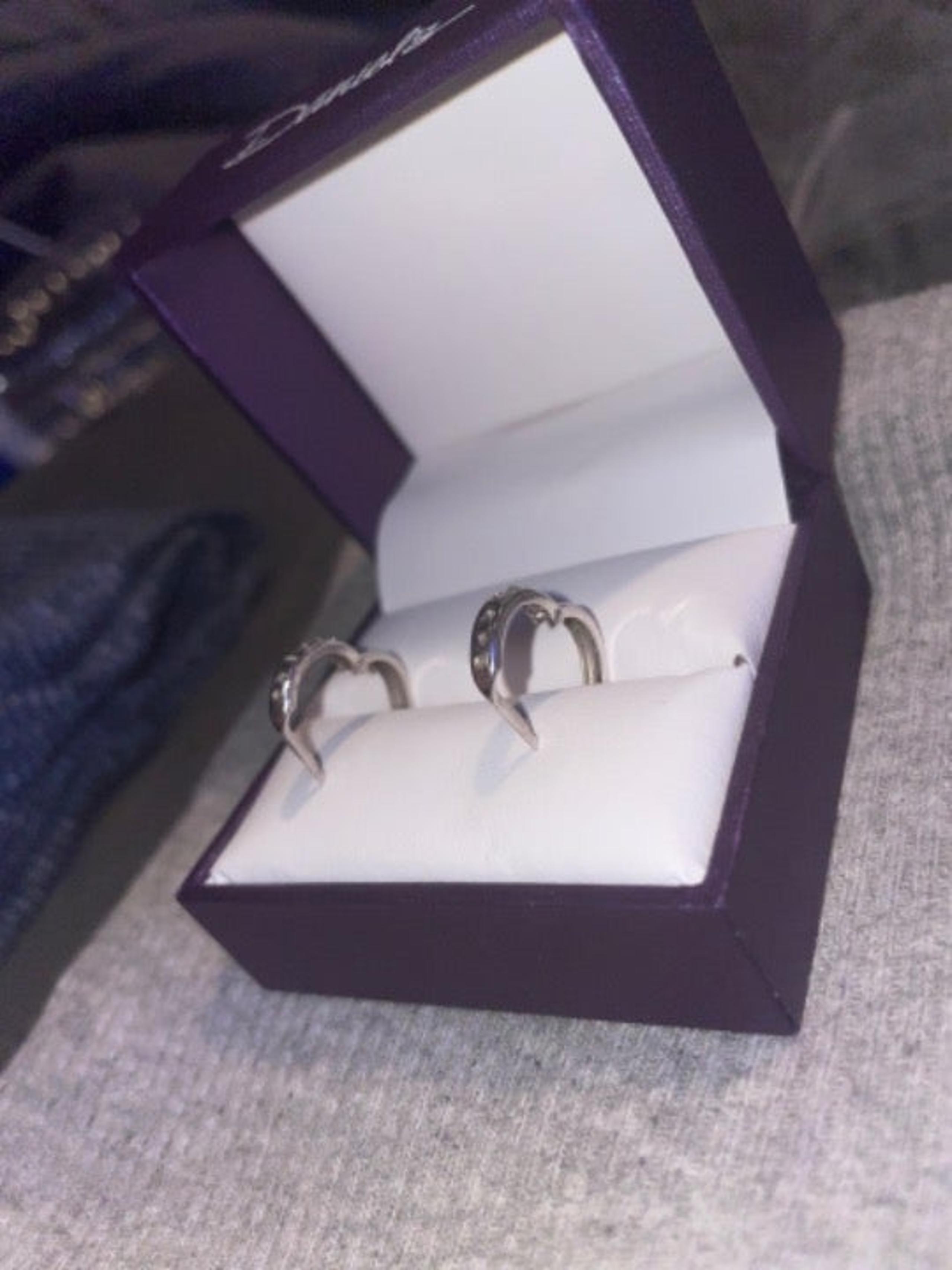 14k White Gold plated ring
