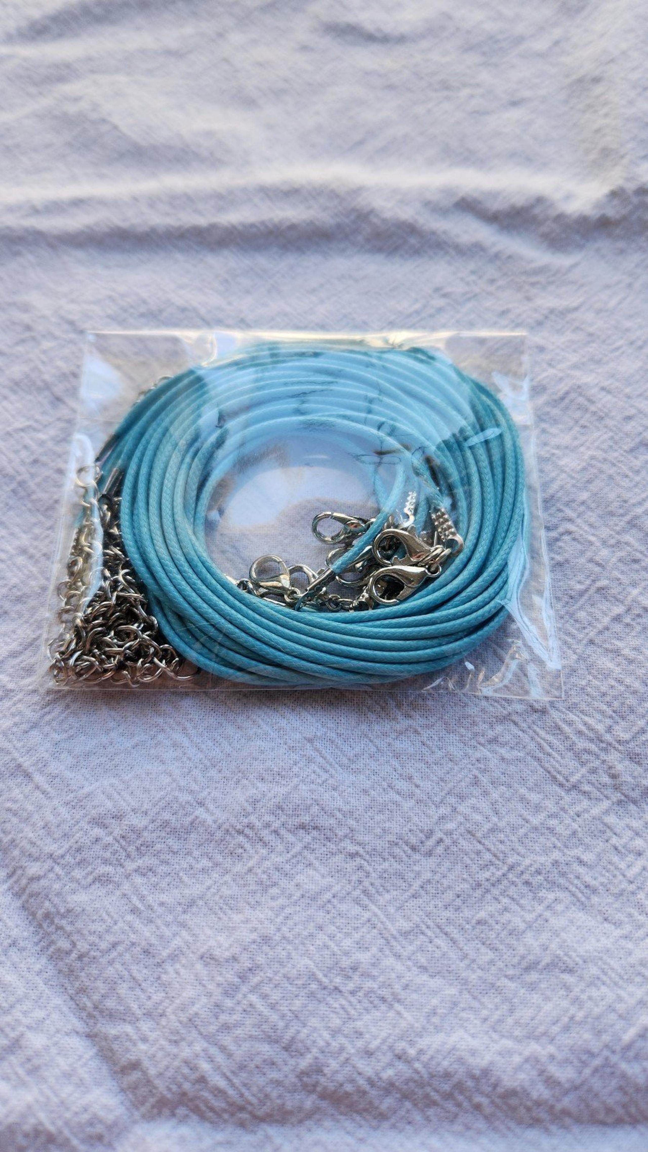 NEW 10- 20" Light Blue Necklaces for DIY Jewelry.