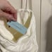 Pilcro & The Letterpress Anthropologie Womens NWT Cream Ruched Ribbed Halter 3X