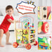 Learning Educational Toys for Toddlers Removable Bead Maze Shape Sorter 6 in 1 -