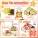 Learning Educational Toys for Toddlers Removable Bead Maze Shape Sorter 6 in 1 -