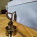 Vintage Desk Post Office Brass 2oz Postal Scale And Stamp Roller
