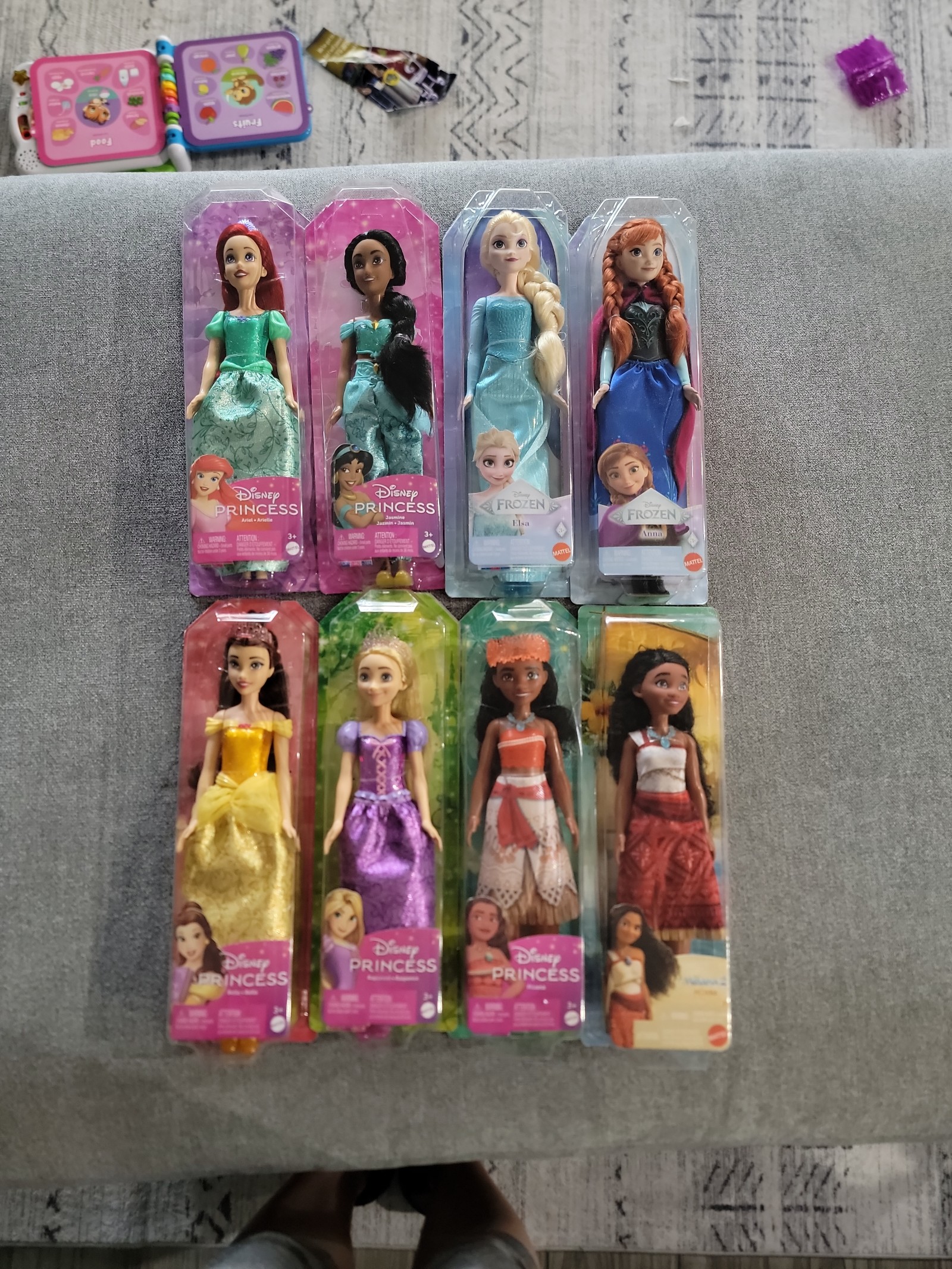 Disney Princess Doll Lot- 8 dolls- All New in Package