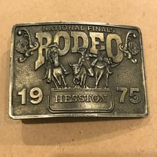 National Finals 1975 belt buckle