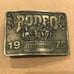 National Finals 1975 belt buckle