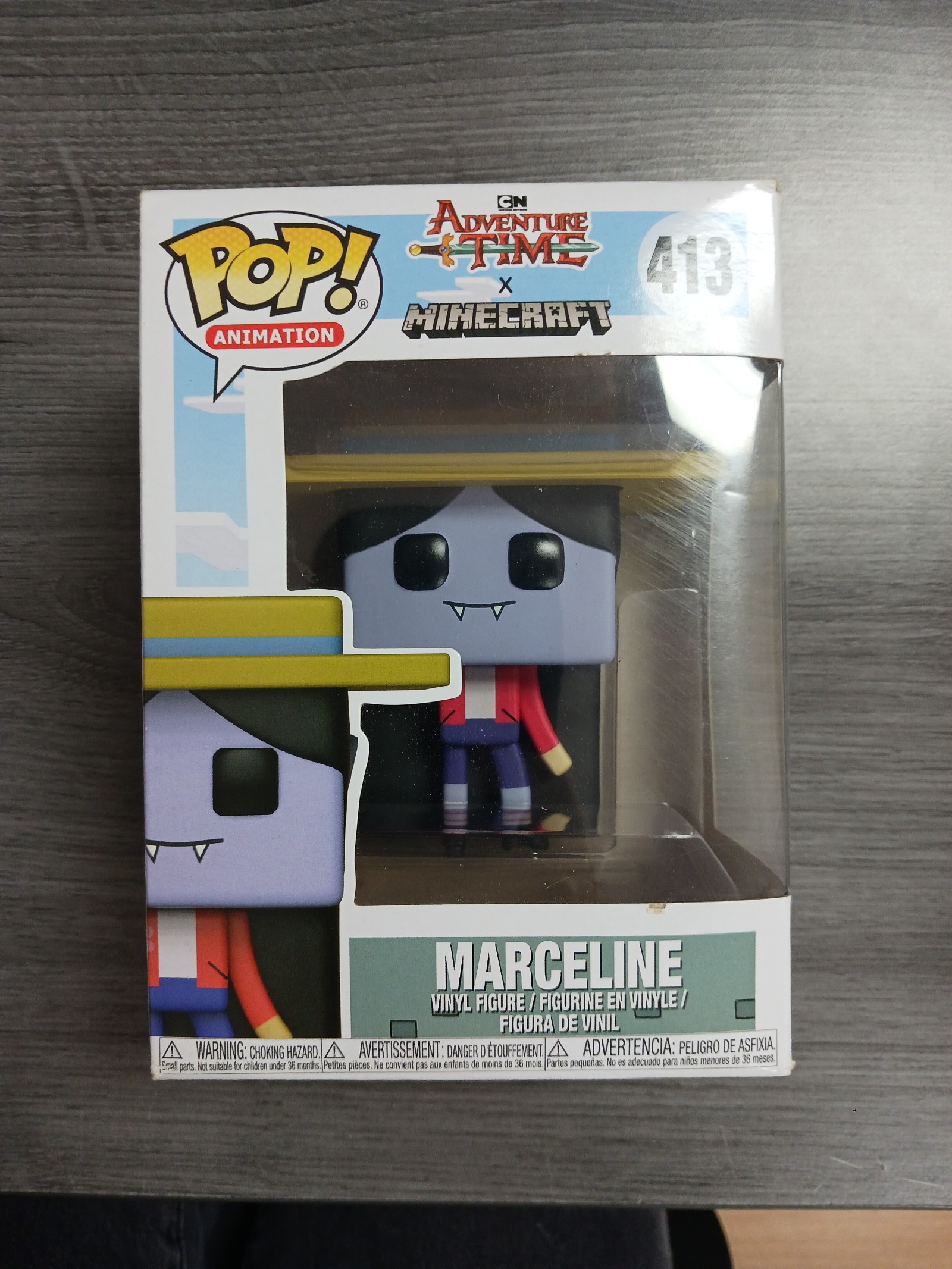 Marceline Funko Pop 413 Aventure Time x Minecraft