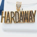 14K Gold Plated Cubic Zircon Pendant, EVBRS546